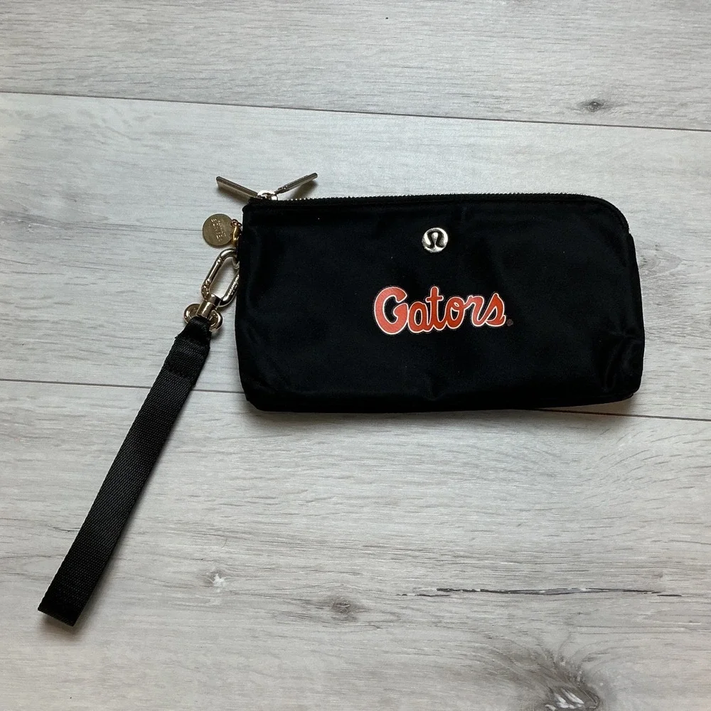 Lululemon Florida Gators True Identity Wristlet Black OS‎ New Without Tags